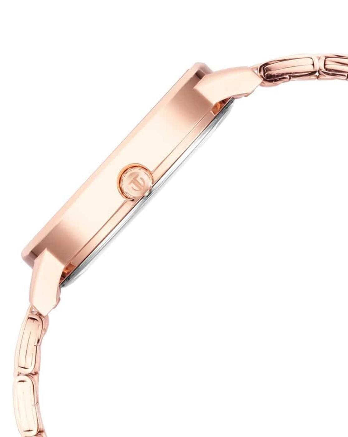NQ2648WM01 Workwear Rose Gold Dial Red Stainless Steel Strap Watch