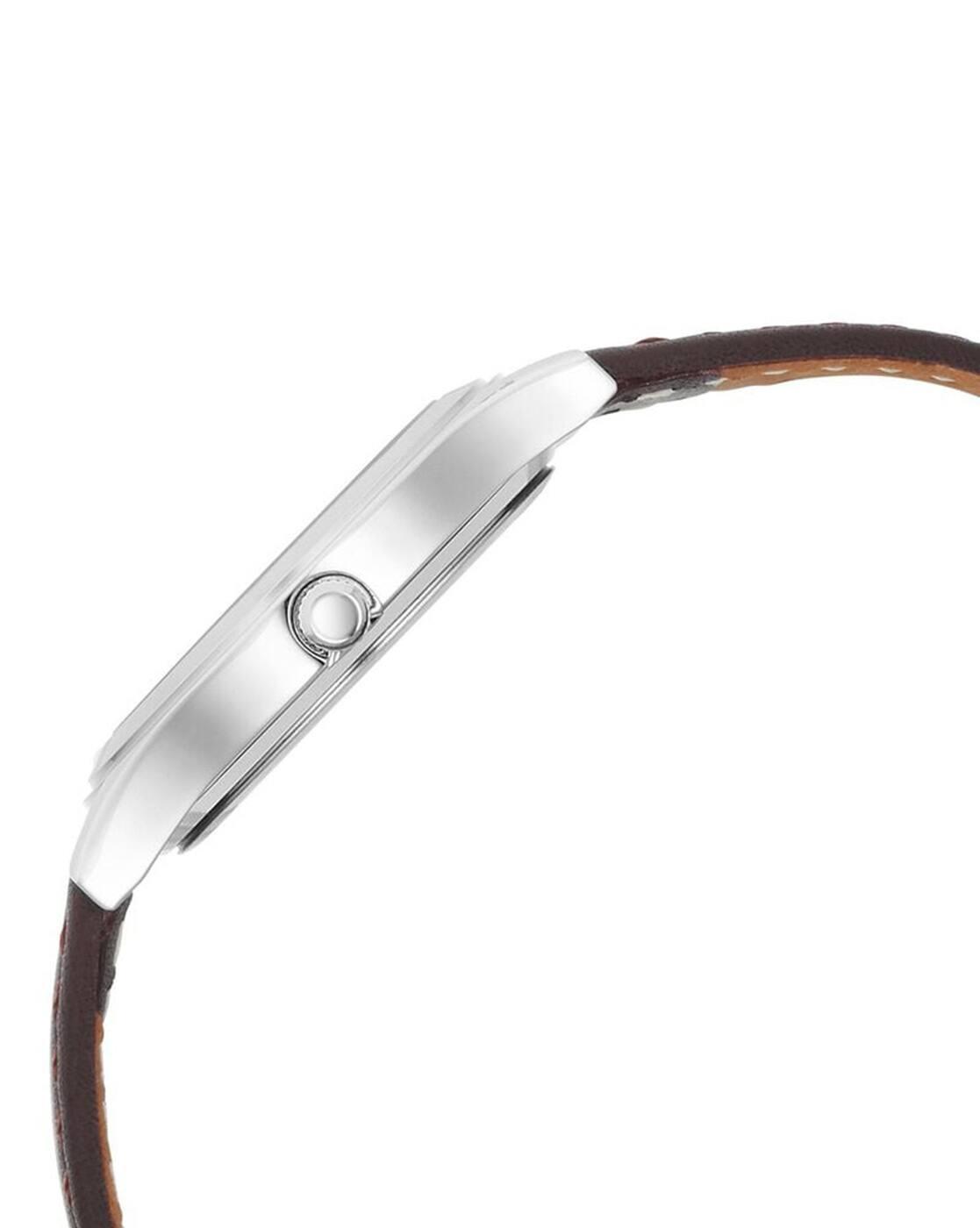 Men Karishma Zing Leather Strap Analogue Watch - 1648SL01