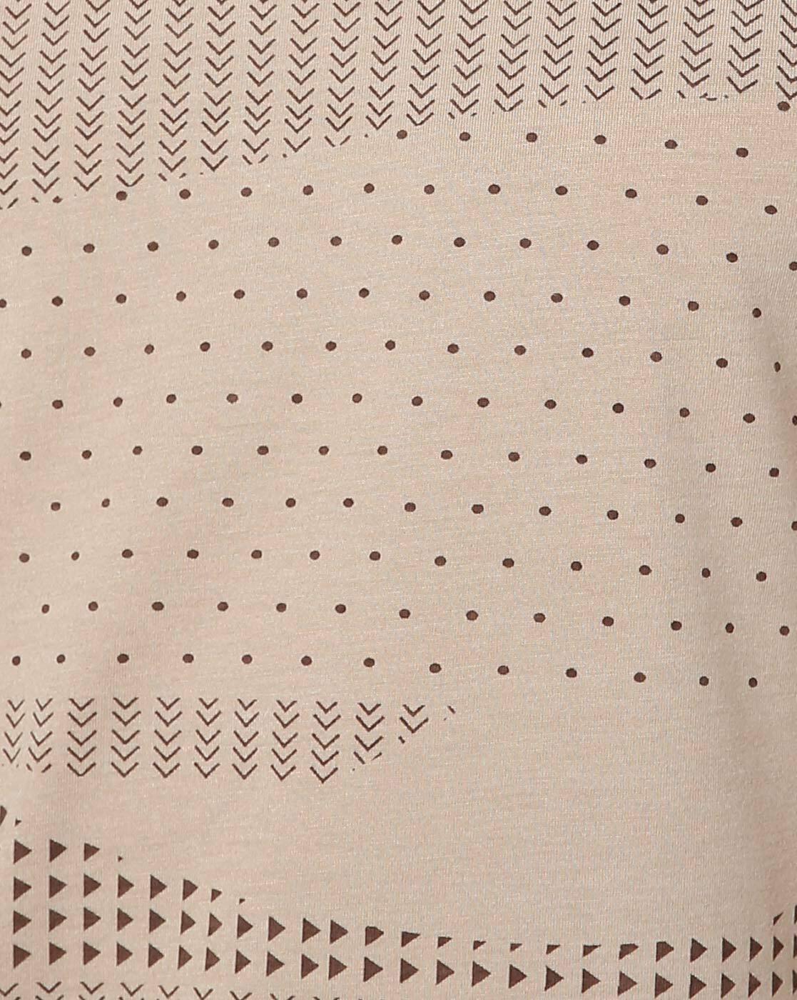 UMBRO AOP TEE, SEPIA, M