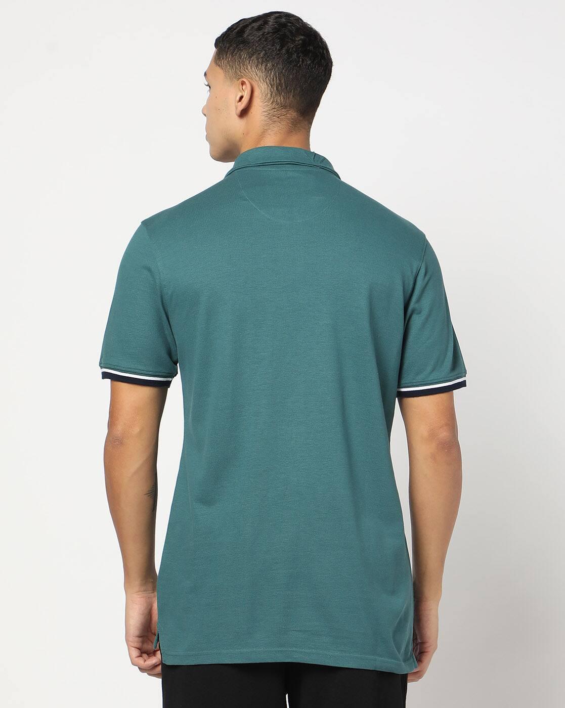 Men Regular Fit Polo T-Shirt