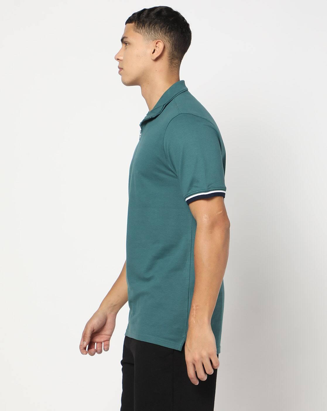 Men Regular Fit Polo T-Shirt
