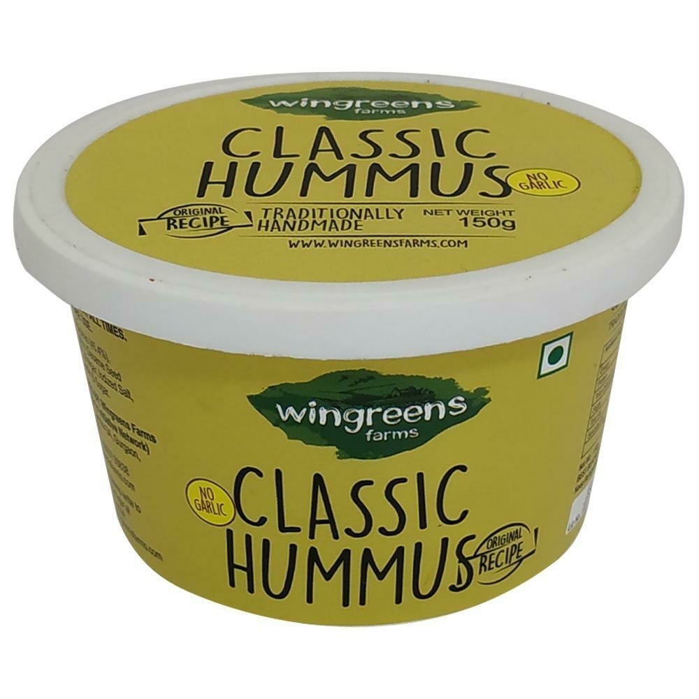 Wingreens Farms | Wingreens Farms Classic Hummus (No Garlic) 150 g