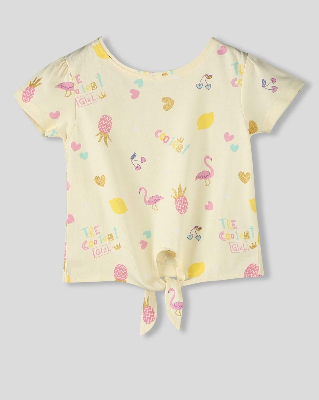 WOTNOT TSHIRTS, LIGHT YELLOW, 18-24M