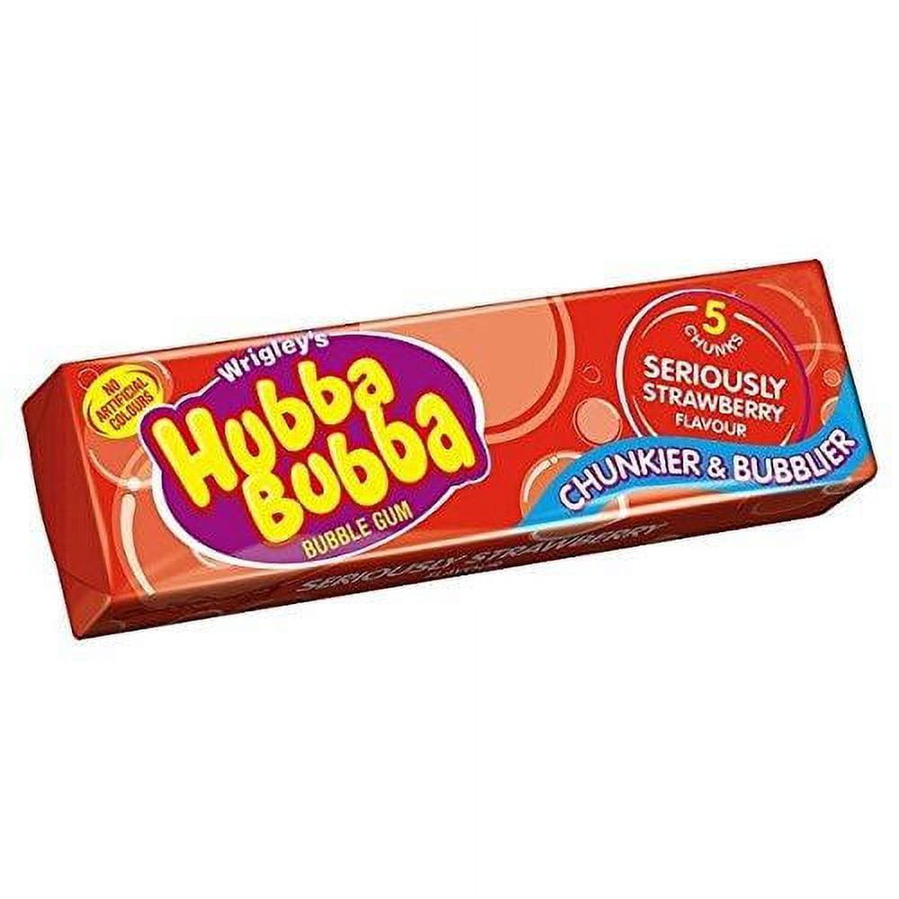 Wrigley's | Hubba Bubba Seriously Strawberry Bubble Gum 35 g