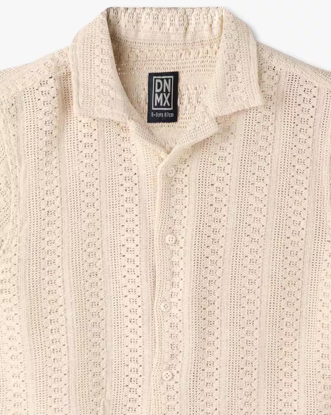 Half Sleeve Resort Shirt, BEIGE