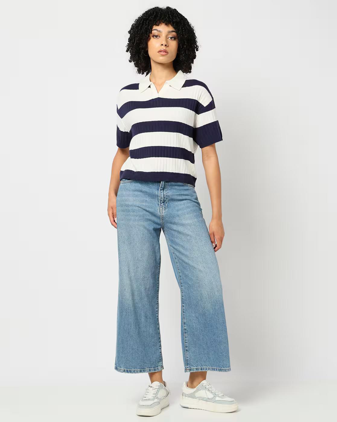 Short Sleeve Flat Knit Polo, NAVY, XS
