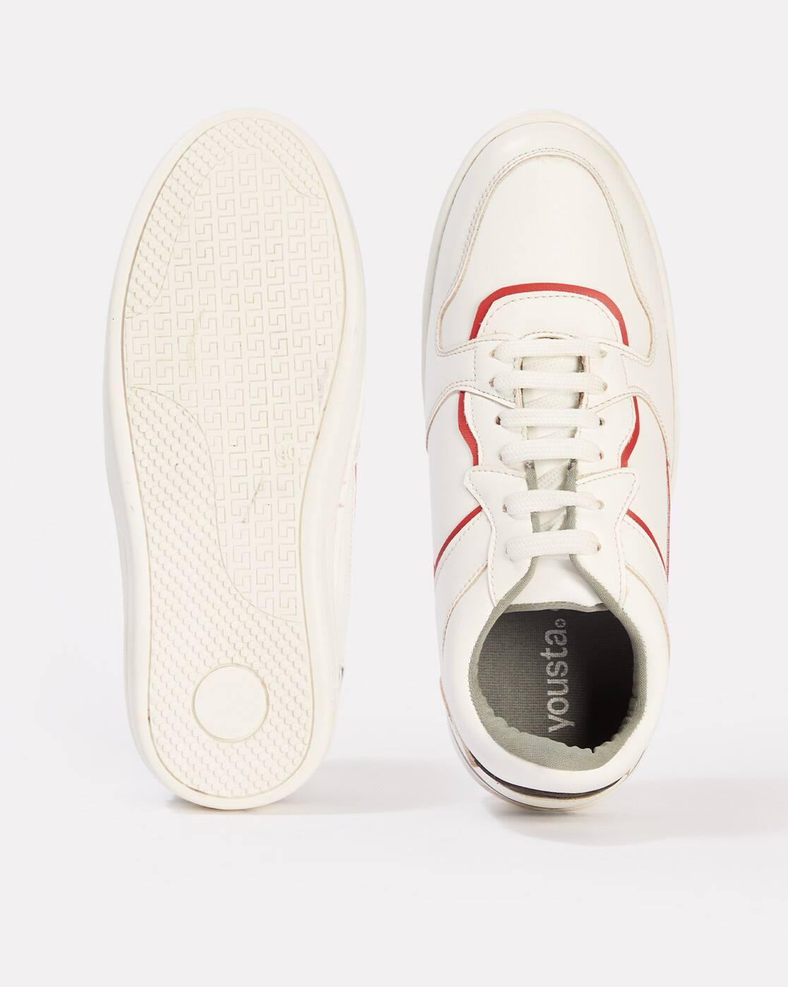 YOU MN CASUAL SHOE LACEUP, White, 9