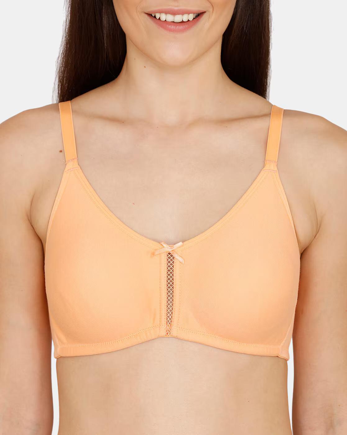 Double Layered Non-Wired 3/4Th Coverage Bra