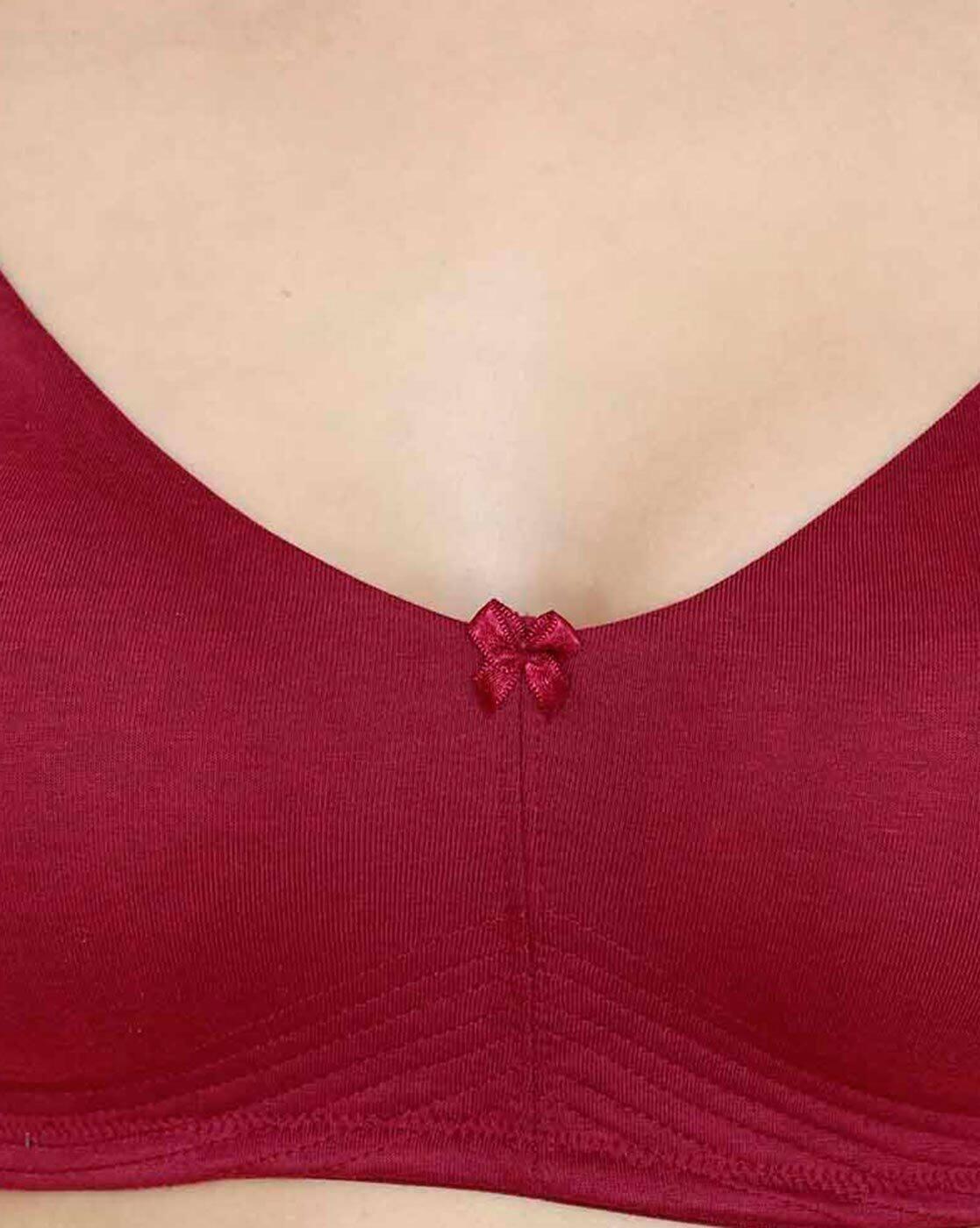 Zivame TRUE Curv Double Layered Non Wired Non Padded 3/4th Coverage Sag Lift Bra - Purple Potion