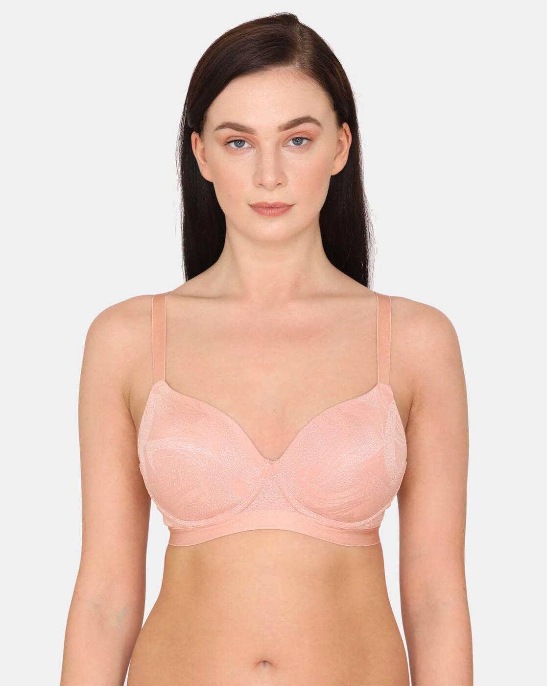 Textured T-shirt Bra