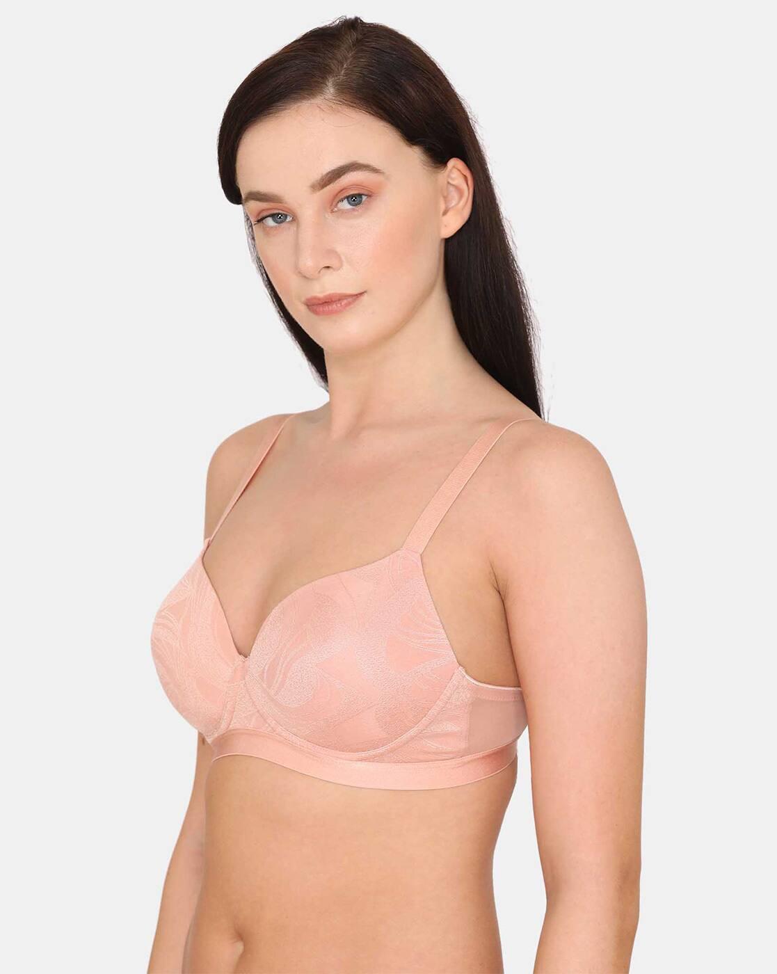 Textured T-shirt Bra