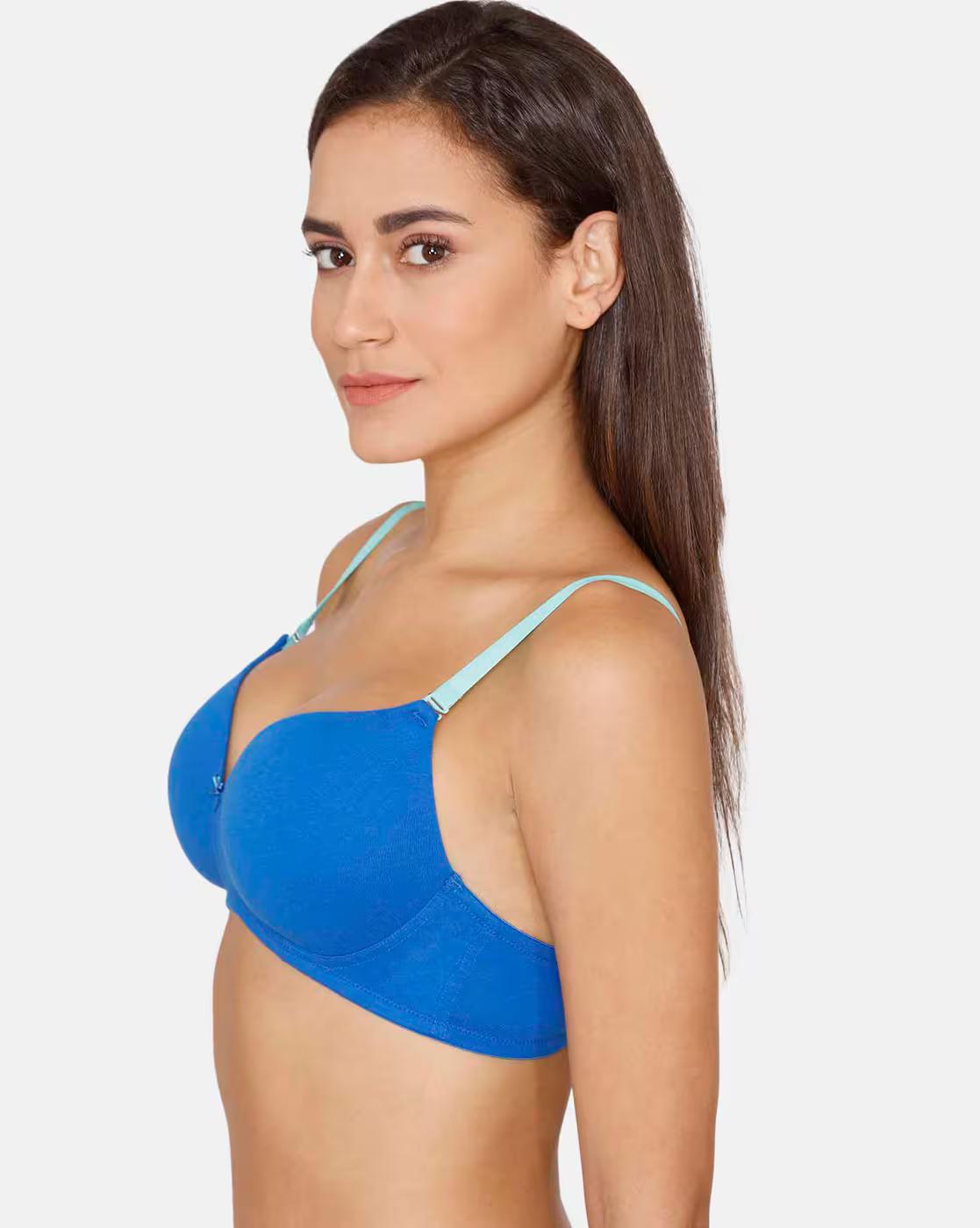 Basics Padded Non-Wired 3/4Th Coverage T-Shirt Bra