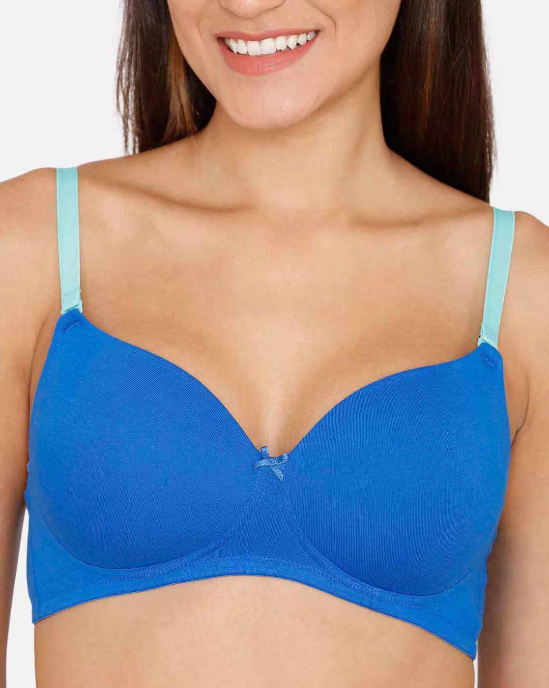 Basics Padded Non-Wired 3/4Th Coverage T-Shirt Bra