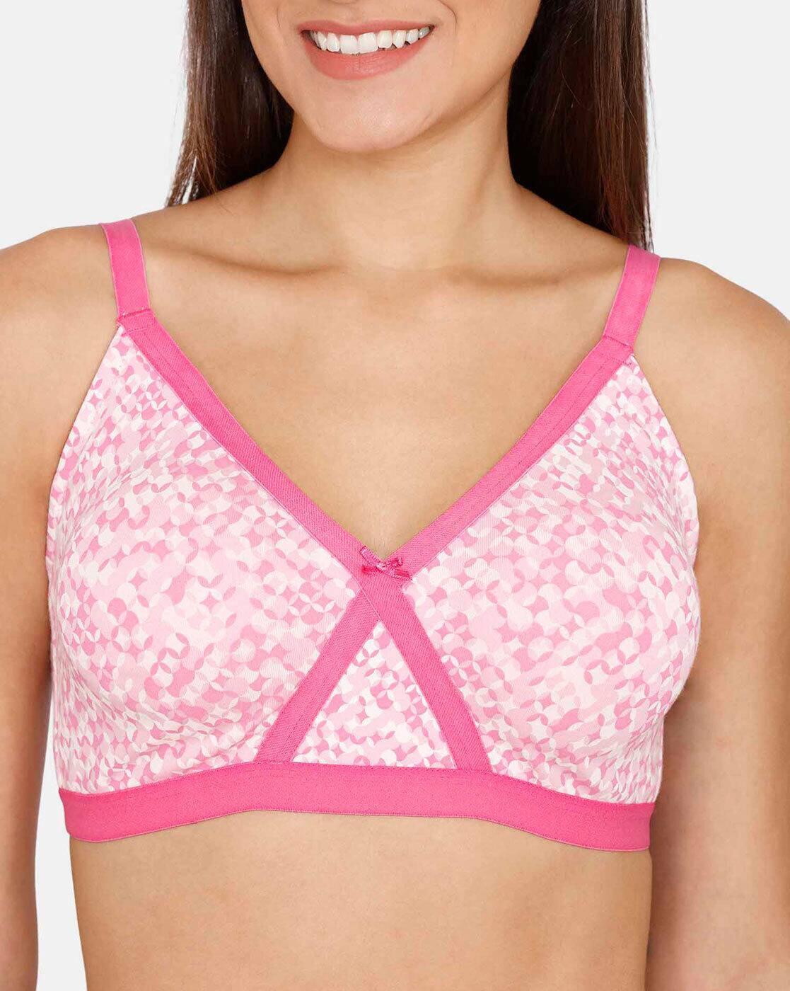 True Curv Mosaic Valley Double Layered Non-Wired 3/4Th Coverage Super Support Bra