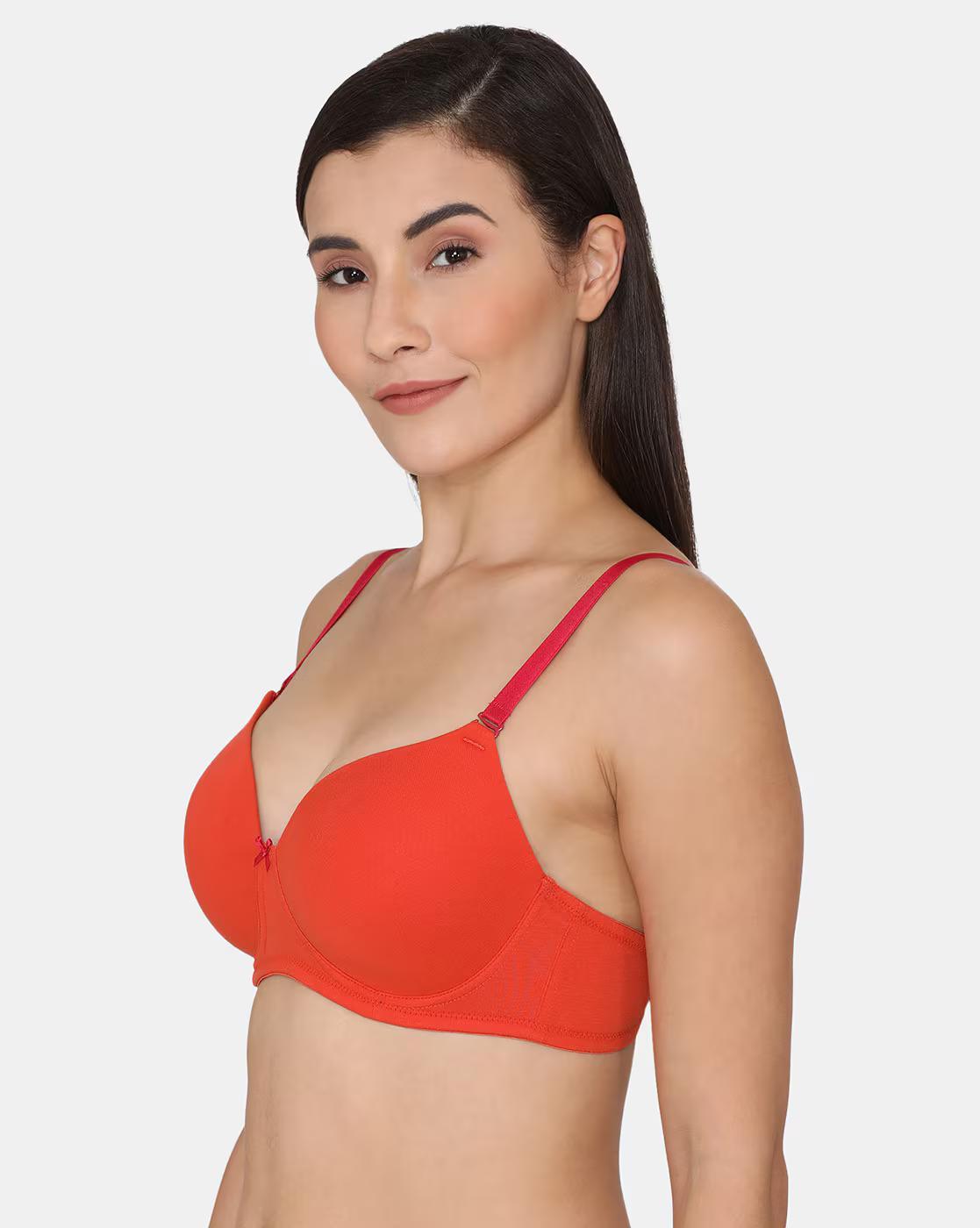Basics Padded Non-Wired 3/4Th Coverage T-Shirt Bra