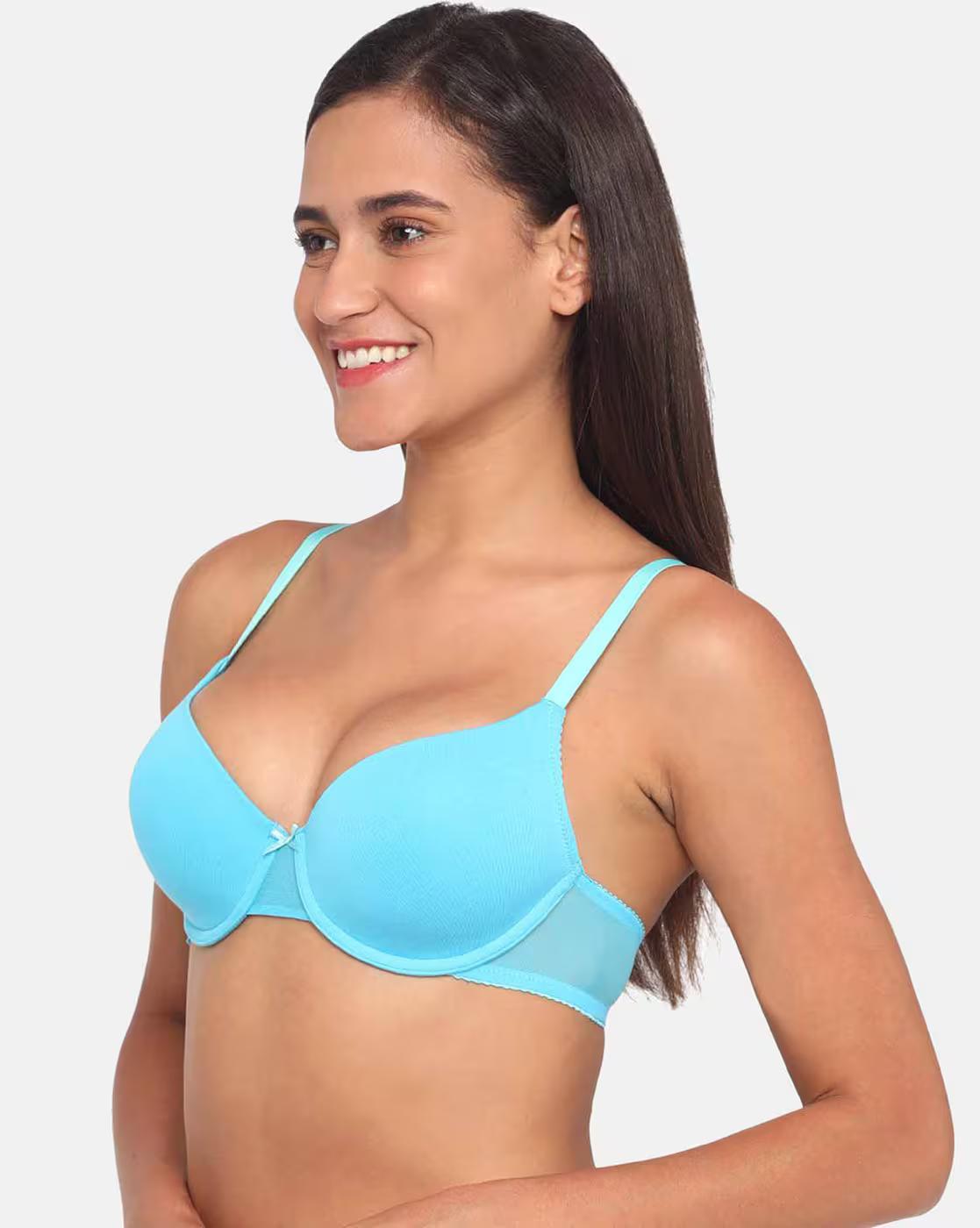 Basics Padded Wired Medium Coverage T-Shirt Bra