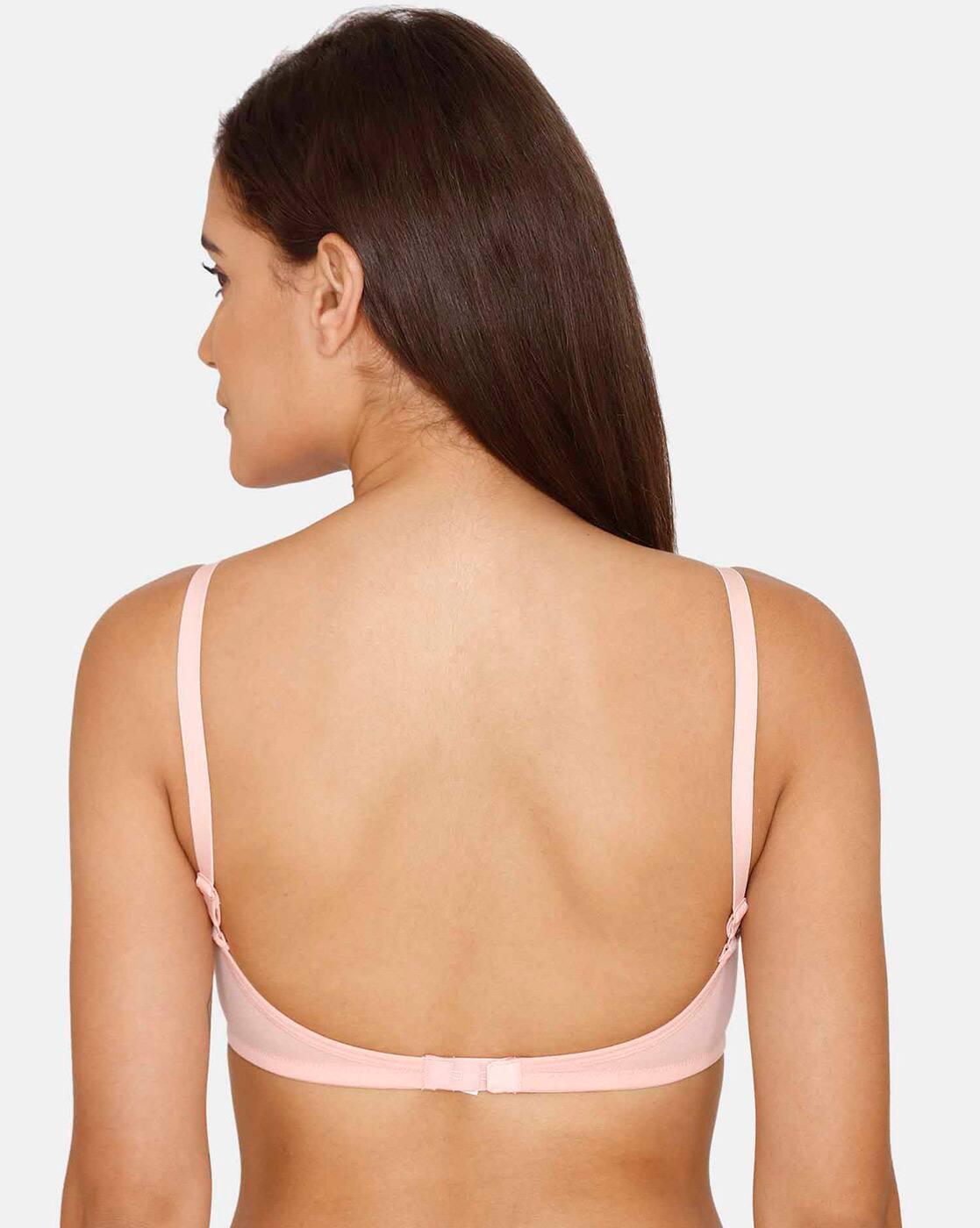 Padded Non-Wired 3/4Th Coverage Ultra Low Back T-Shirt Bra