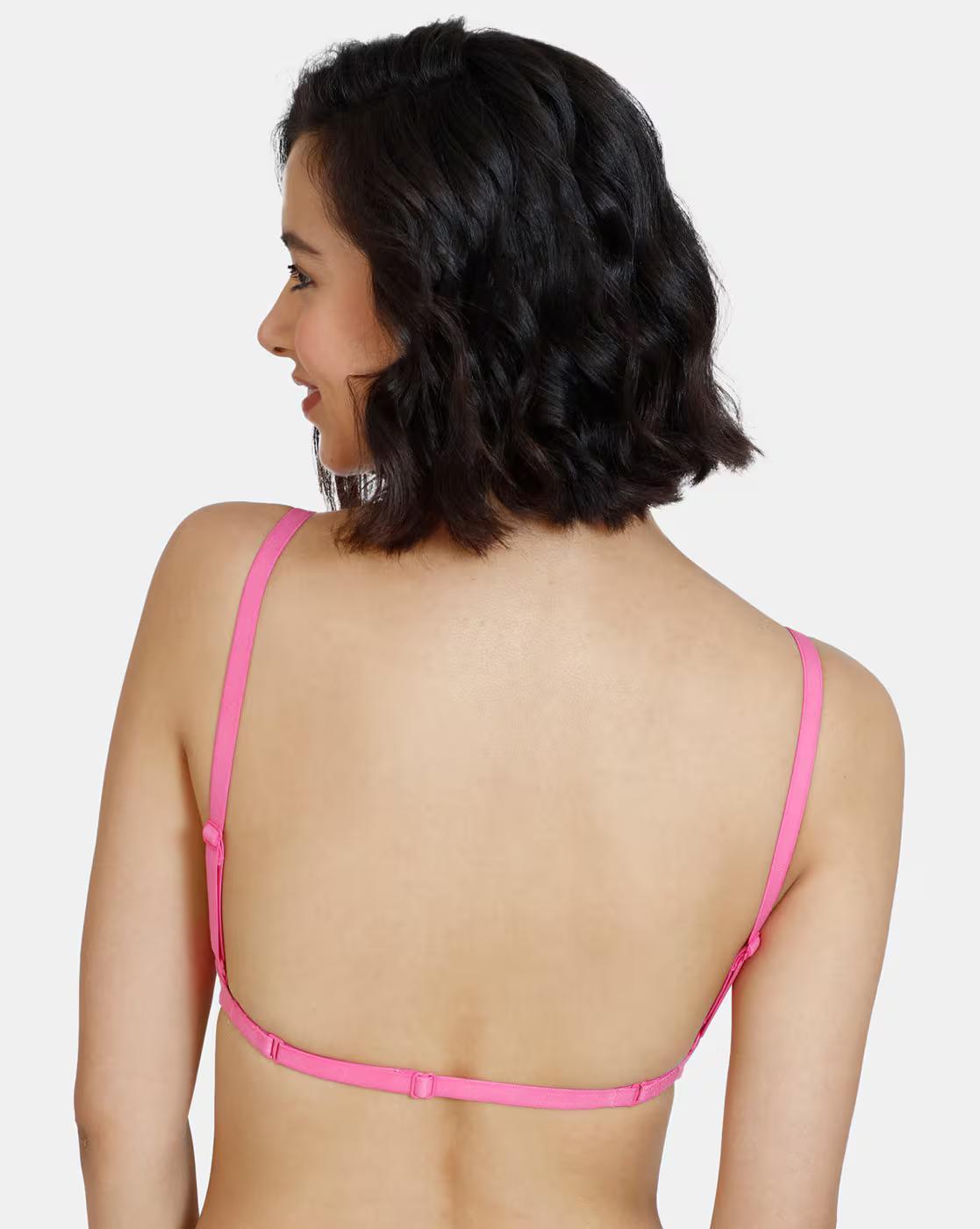 Basics Double Layered Non-Wired 3/4Th Coverage Backless Bra