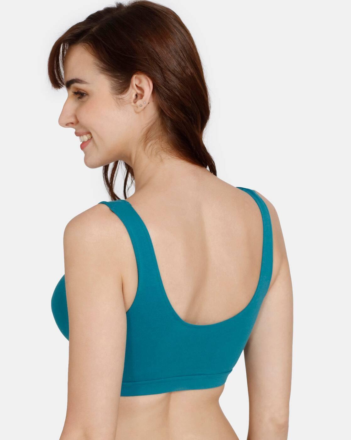 Double Layered Non-Wired 3/4Th Coverage Multipurpose Bralette